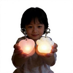 Juguete Infantil, Lámpara de Ambiente Inteligente con Sensor Táctil, Adorno Colgante, Accesorio de Regalo, Luz para Dormir, Cuidado de los Ojos, Luz Nocturna en Forma de Corazón - Product Image 1