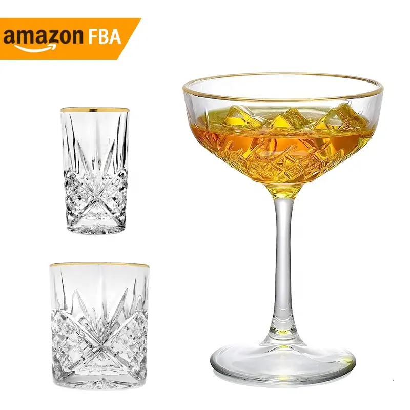 Bicchieri Martini Margarita bicchieri da Cocktail all'ingrosso bicchieri Vintage in cristallo