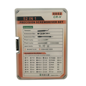 Kit de Destornilladores Eléctricos de Precisión <span class=keywords><strong>52</strong></span> en 1 con Puntas Magnéticas, Herramienta de Reparación Inalámbrica con LED para Cámara, PC, iPhone, Reloj - Product Image 6