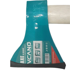 Machado de Aço Forjado de Grau Industrial VCANO, Cabo de Madeira, Lâmina Afiada para Camping - Product Image 1
