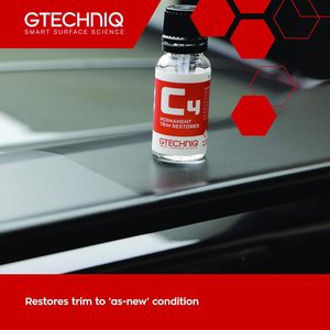 Restaurador Permanente de Molduras Gtechniq C4, 30 ml, Dióxido de Silicio, Durabilidad de 10 Años, Revitaliza las Molduras de Automóviles Desgastadas y Decoloradas, Resistente a los Rayos UV - Product Image 2