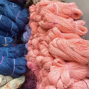 Vente en gros de raphia Lafite de couleur naturelle Bricolage matériel fait à la main corde Lafite couleur primaire pour les matériaux d'emballage de bouquet