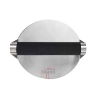 Presse à hamburgers MAKO en acier inoxydable robuste - Antiadhésif, compatible lave-vaisselle