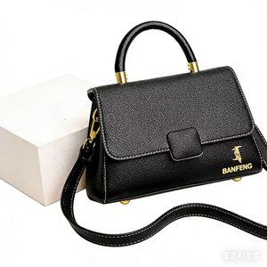 Bolso de Mano Moderno para Mujer, Bolso Cruzado con Cierre de Cremallera, Portátil, para Uso en Exteriores - Product Image 3