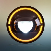 Convient pour l'assemblage des phares de Jeep JEEP Wrangler 07-17 modifiés avec des feux de jour à LED et des clignotants à LED
