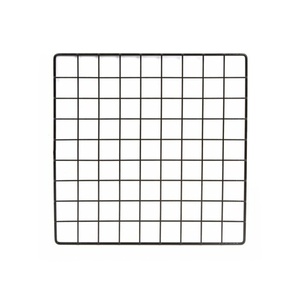 Mini panel de rejilla de alambre de metal negro 14 "<span class=keywords><strong>Wx</strong></span> 14" H1.5 "Panel de rejilla cuadrada - Product Image 2