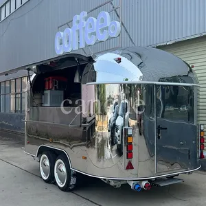 Carrito de Comida Rápida Popular en la UE, de Acero Inoxidable, para Pizza, Hamburguesas y Tacos, Remolque de Comida Móvil Comercial - Product Image 1