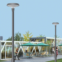 Lampe de jardin LED tout-en-un en aluminium et PVC, télécommandée, longue durée de vie, pour aménagement paysager, parcs et complexes hôteliers, IP65 DC AC, best-seller