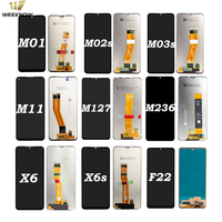 Écran tactile et châssis pour téléphones mobiles A10, A10s, A11, A12, A13, A20S, A21S, A01e, A02s, A03S, A04E, A05, A06, A05S