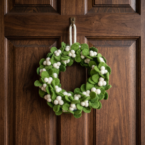 Décoration de Noël en feutre de laine pour l'intérieur, taille et couleur personnalisables, origine Népal, accessoires en feutre pour l'intérieur - Product Image 3