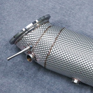 OPF/GPF Heat Shield B58 Straight Downpipe Exhaust Pipes Header for BMW M340i 440i 540i X4 40i X7 40i 840i G20 G12 G14 G15 G16 - Product Image 4