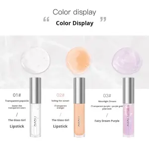 Brillo Labial Transparente Novo, Aceite Labial, Brillo Labial de Cristal, Brillo de Agua Espejo, Hidratante para Estudiantes, Realza el Tono de la Piel, Tamaño Regular - Product Image 2