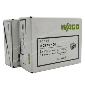Wagos 2773 406ขั้วต่อสายไฟแบบกดเร็ว2773-406ใส0.75mm2สีเทากับ<span class=keywords><strong>4mm2</strong></span> wagos ขั้วต่อสายไฟแบบเร็ว2773-406 - Product Image 4