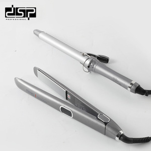 Set de Plancha y Rizador de Pelo Dsp, Herramienta de Peinado Profesional de Metal para Mujeres - Product Image 2