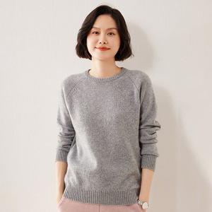 100 Pure Cashmere Sweaters Manufacturers <strong>Women</strong> Crew Neck Knitted Sweater Autumn Winter Casual <strong>Warm</strong> <strong>Jumper</strong> - Product Image 2