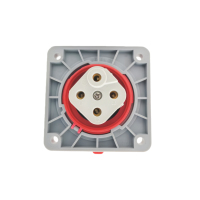 ZNPON FS14441 Prise CEE 16AMP 380V Remplacement Encastré Rouge