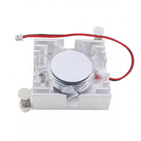Ventilateur de refroidissement monobloc pour Orange Pi 5 Plus/Pi 5 V1.3.2, dissipateur thermique entièrement en aluminium avec ventilateur en matériau transparent pour PC