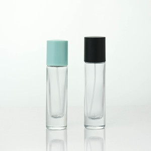 Botella de <span class=keywords><strong>Perfume</strong></span> de Vidrio Transparente Redonda de 10 ml con Tapa Dorada Negra, Botella de Muestra de <span class=keywords><strong>Perfume</strong></span> con Atomizador FEA 15 - Product Image 5
