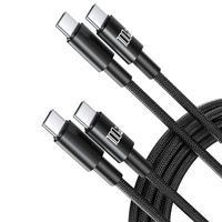 Cable de Carga Rápida Tipo-C de 100W, 2m, 6A, Cobre Puro, con Certificación E-mark, para iPhone 15-17, MacBook, Cámara, Computadora