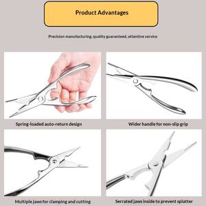 <span class=keywords><strong>Pince</strong></span> à <span class=keywords><strong>crabe</strong></span> spéciale en alliage <span class=keywords><strong>de</strong></span> zinc chromé couleur claire, outil <span class=keywords><strong>de</strong></span> cuisine pour fruits <span class=keywords><strong>de</strong></span> mer, gadget <span class=keywords><strong>de</strong></span> cuisine, aiguille à <span class=keywords><strong>crabe</strong></span> - Product Image 5