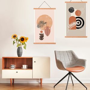 Cornici in Legno con Gancio Magnetico per Kit di Appendimento Poster in Teak per Pareti, Mappe, Stampe, Foto, Quadri e Opere d'Arte su Tela - Product Image 4
