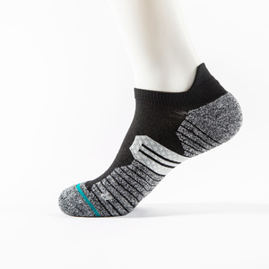 Athletic Socks Short Cut Nylon Shock Absorbing Breathable For Running Basketball Sports Socks - Product Image 5