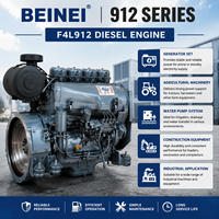 Moteur diesel refroidi par air SCDC 912 Series F4L912 46 kW, moteur industriel compact pour groupe électrogène, applications de pompe à eau