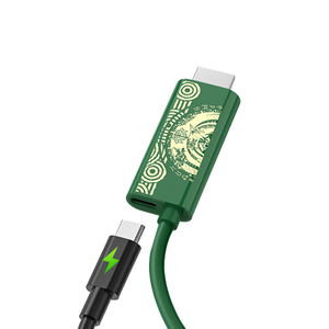 Câble convertisseur Type-C vers HDMI 2M pour Nintendo <span class=keywords><strong>Switch</strong></span> 4K 30Hz PD100W, charge rapide, projection vidéo - Product Image 6