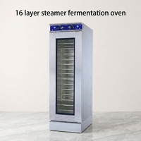 Four de Fermentation Électrique Commercial à 16 Niveaux, Étuve de Prouvement de Pâte de Luxe pour Boulangerie, Idéal pour la Restauration