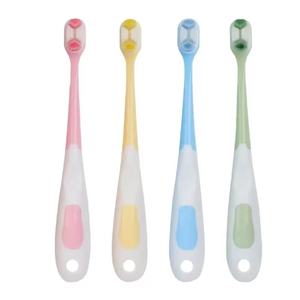 Grosir Pabrik sikat gigi anak-anak warna permen plastik berkualitas tinggi untuk 2-12 tahun paket rumah pisah bulu lembut - Product Image 3