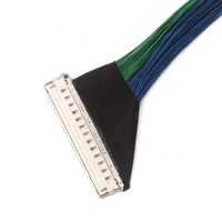 Konektor pelindung 40 Pin Cable Kabel Lvds Lcd untuk Monitor Lcd