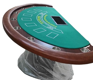 Mesa de Póker de Lujo para Casino, Mesa de Black <span class=keywords><strong>Jack</strong></span> Negra - Product Image 1