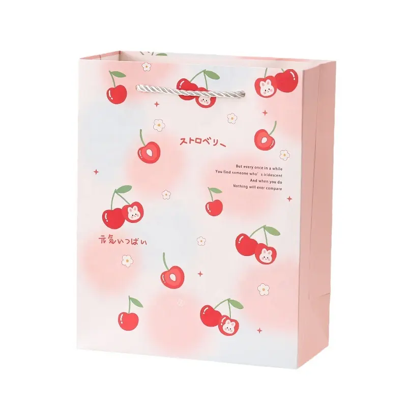 사용자 정의 파티 호의 다채로운 꽃 동물 줄무늬 종이 가방 좋은 사탕 크래프트 종이 선물 가방 어린이 생일 파티