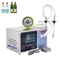 Machine de remplissage semi-automatique GFK17A pour huiles essentielles, savons liquides, gels, boissons et huiles d'olive, livraison rapide