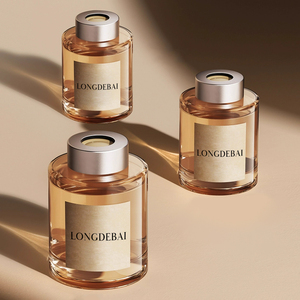 Wholesale Clear Empty Luxury Large Glass Aroma Bottle 50ml 100ml 150ml 200ml <b>Reed</b> <b>Diffuser</b> Bottle for Home Decorative - Product Image 2
