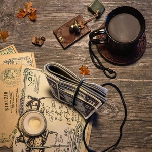 Boshiho Printed 100 Dollar Bill Genuine Leather <b>RFID</b> Blocking Vintage Bifold Short Credit Card Holder Organizer <b>Wallets</b> Print - Product Image 6