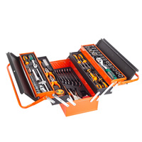 Jeu de clés à cliquet professionnel de 85 pièces, douilles CR-V à 72 dents, à dégagement rapide, 1/4, 3/8, 1/2, kit d'outils pour mécaniciens, réparation automobile