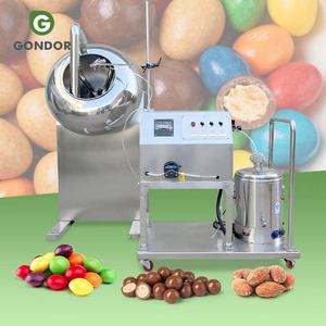 Machine de revêtement par pulvérisation pour mini-comprimés de gélatine de cacahuètes confites, film de laboratoire, cuivre, noix grillées - Prix - Product Image 1