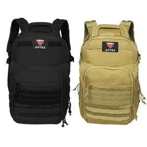 Sac à dos tactique de sport noir kaki 50L avec sangle d'épaule réglable, polyester 1000D, Oxford imperméable, fermeture éclair Moore - Product Image 6