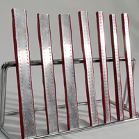Barre d'espacement en aluminium butyle enduit de haute qualité, flexible, 5M, épaisseur personnalisable