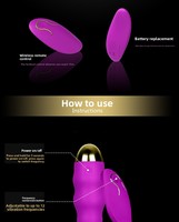 Ferngesteuerter Tragbarer Silikon-Vibrator für Masturbation Wasserdicht IPX7 USB-Aufladbar Damen Intimpflege Erwachsenen-Sexspielzeug