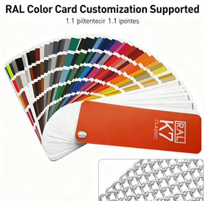 Elegante malla de enlace de acero inoxidable para pantallas de seguridad de <span class=keywords><strong>chimenea</strong></span> y rejillas decorativas para cubierta de radiador - Product Image 2