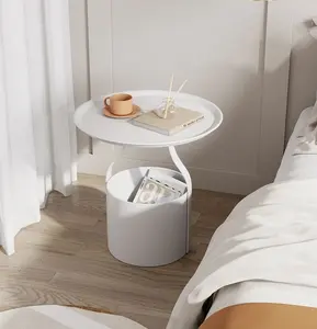 Düşük fiyat ev yatak odası mobilyası endüstriyel uç başucu masa gece standı masa yanında özelleştirilmiş boyutu