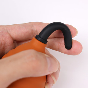 Silicone Air Blower Ball For Camera Lens Cleaning Multi Functional Dust Remover Tool Orange With Black Nozzle - Product Image 1