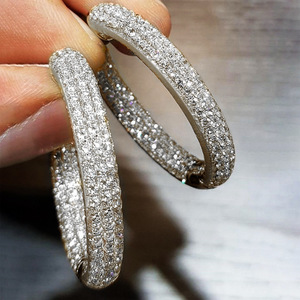 Orecchini Scintillanti da Donna, Eleganti Gioielli per le Orecchie alla Moda - Product Image 2