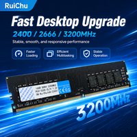 Module de mémoire RAM DDR4 8 Go 3200 MHz ECC RuiChu pour ordinateur de bureau PC4-25600 288PIN DIMM, mise à niveau informatique et gaming, en stock