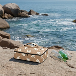 Sac isotherme personnalisé avec motif de fleurs de tiaré d'Hawaï, porte-plat en aluminium, porte-casserole isolé pour pique-nique - Product Image 2