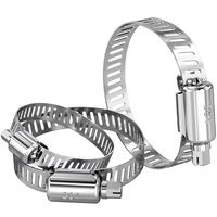 Collier de serrage industriel en acier inoxydable 304, plage de serrage réglable de 20 à 100 mm, pour la fixation de tuyaux d'eau