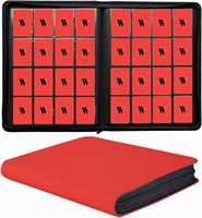 Carpeta de Colección MIO de Cuero PU con 16 Bolsillos para 1024 Tarjetas, Álbum Ecológico Impermeable para Mapas y Juegos