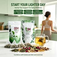 Tisanes Détox Minceur Naturelles aux Herbes avec Vitamines - Nettoyage Doux du Côlon pour le Bien-être Quotidien, Perte de Poids et Sans Sucre, Faible en Glucides